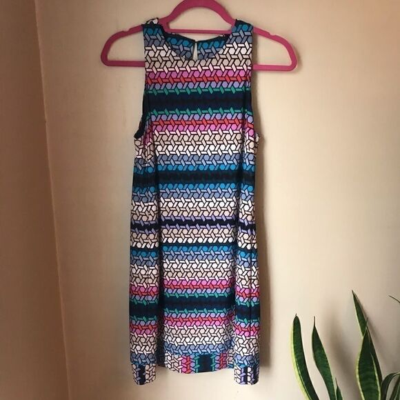 Trina Turk Macee Sleeveless Crewneck Minidress Sz4 - Picture 2 of 7
